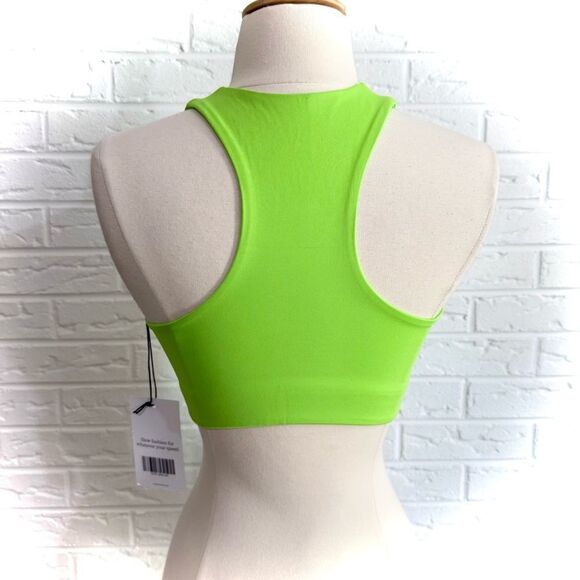 NWT Girlfriend Collective Green Dylan Sport Bra Key Lime Size XS - Picture 2 of 6